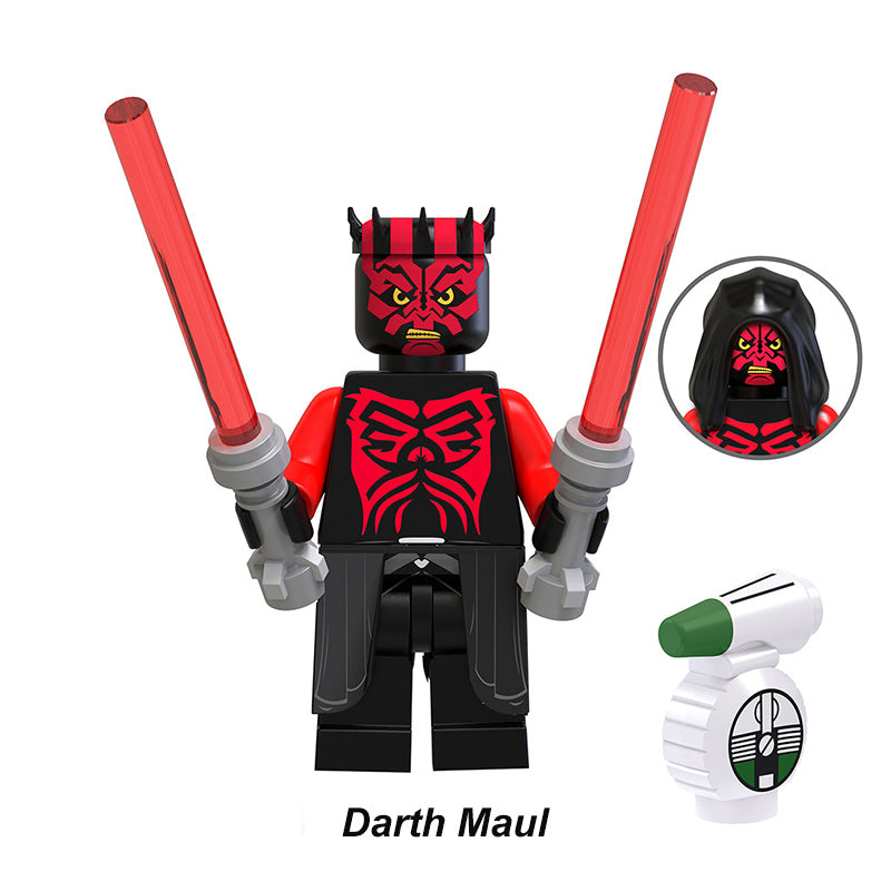 Darth Maul Sith Lord Star Wars LEGO-compatible minifigure | custom brick minifigures