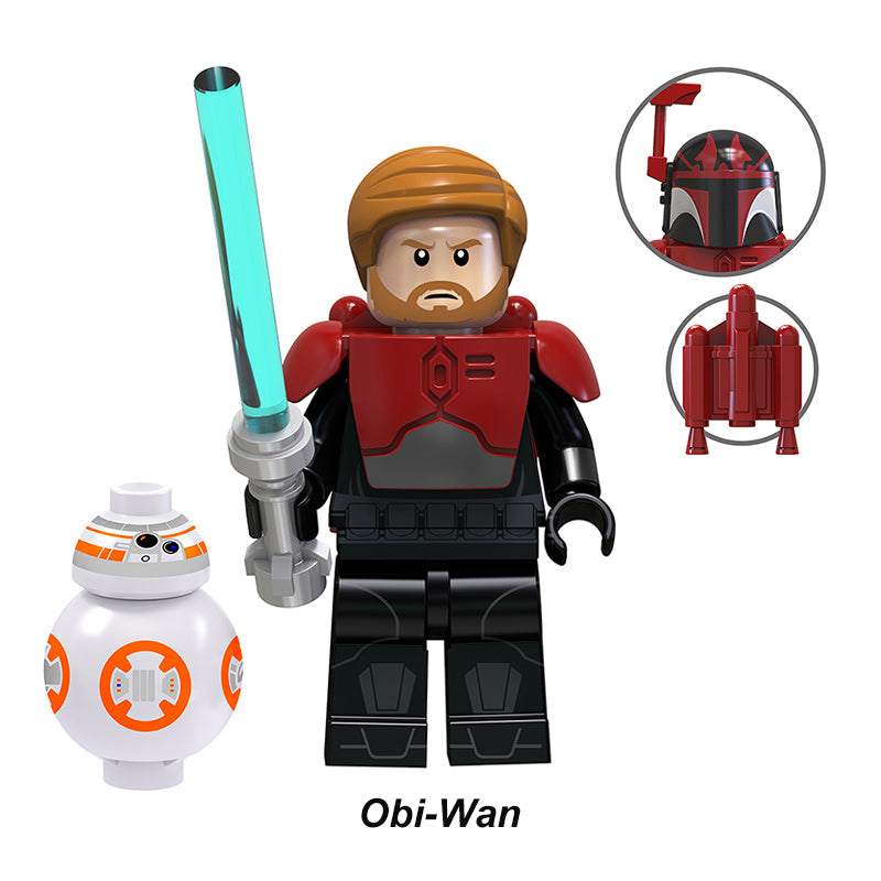 Obi-Wan Kenobi Jedi Knight Star Wars LEGO-compatible minifigure | custom brick minifigures