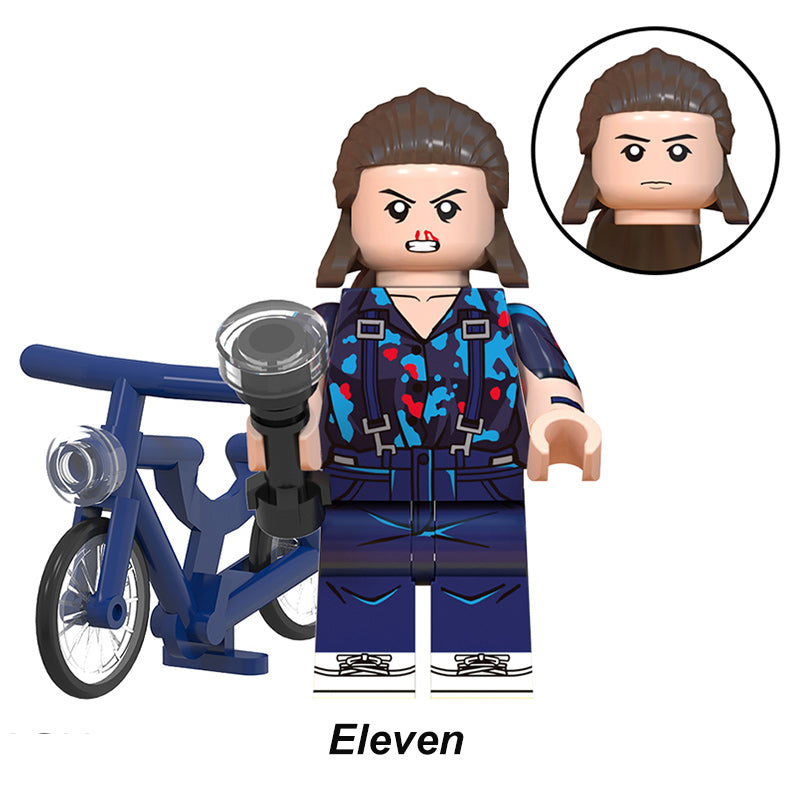 Stranger Things Eleven, Lego-compatible Building Block Minifigures, 8 Pcs Collection