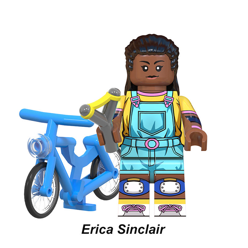 Stranger Things Erica Sinclair, Lego-compatible Building Block Minifigures, 8 Pcs Collection