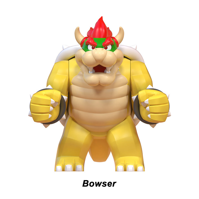 Super Mario Bowser, Lego-compatible Building Block Minifigures, 10 Pcs Collection