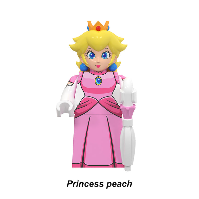 Super Mario Princess Peach, Lego-compatible Building Block Minifigures, 10 Pcs Collection