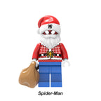 Christmas Spider-Man Ugly Sweater Style LEGO-compatible minifigure | custom brick minifigures