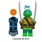 Teenage Mutant Ninja Turtles Tmnt Leonardo 2, Lego-compatible Building Block Minifigures, 8 Pcs Collection
