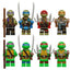Teenage Mutant Ninja Turtles Tmnt Donnie Leo, Lego-compatible Building Block Minifigures, 8 Pcs Collection