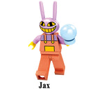 The Amazing Digital Circus Jax, Lego-compatible Building Block Minifigures, 8 Pcs Collection