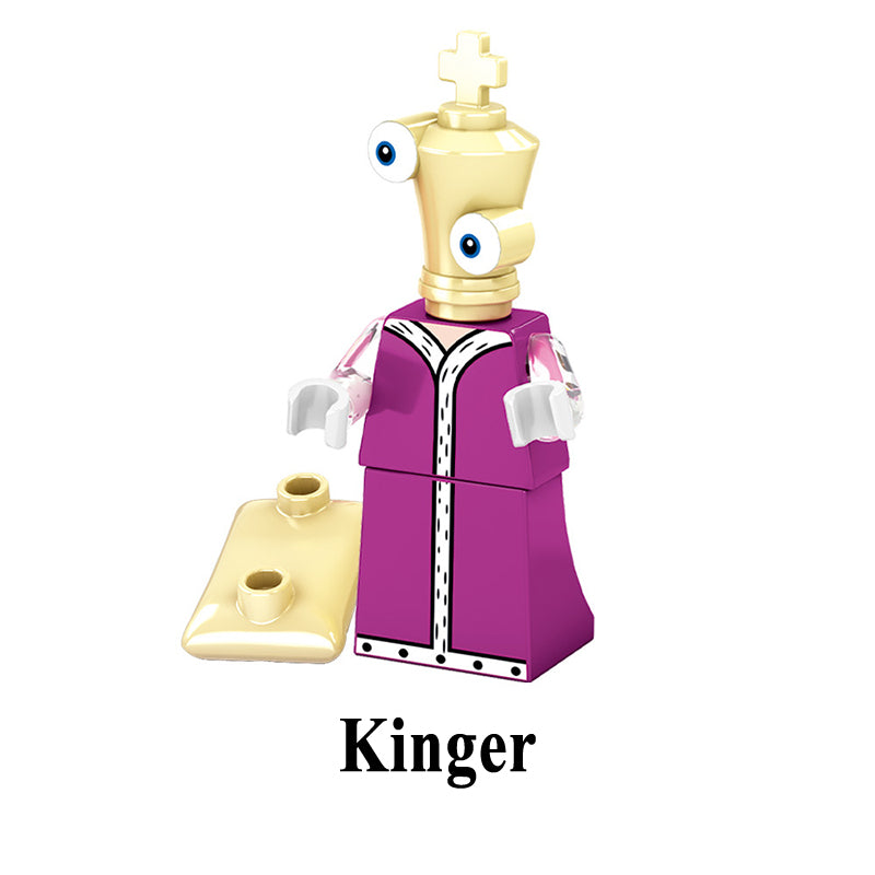 The Amazing Digital Circus Kinger, Lego-compatible Building Block Minifigures, 8 Pcs Collection
