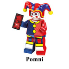 The Amazing Digital Circus Pomni, Lego-compatible Building Block Minifigures, 8 Pcs Collection