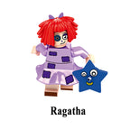 The Amazing Digital Circus Ragatha, Lego-compatible Building Block Minifigures, 8 Pcs Collection