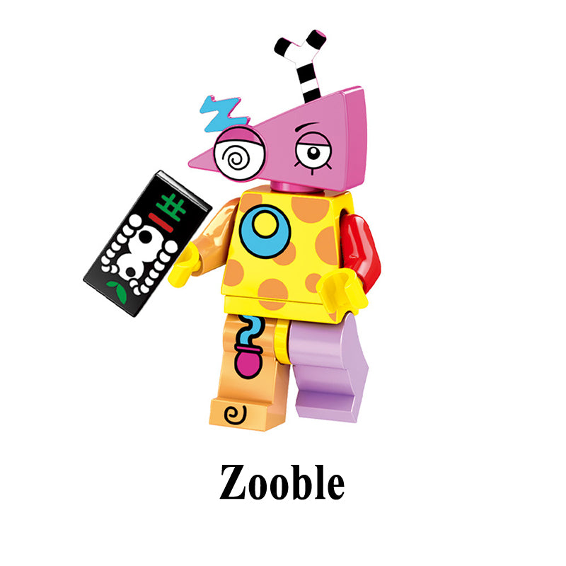 The Amazing Digital Circus Zooble, Lego-compatible Building Block Minifigures, 8 Pcs Collection