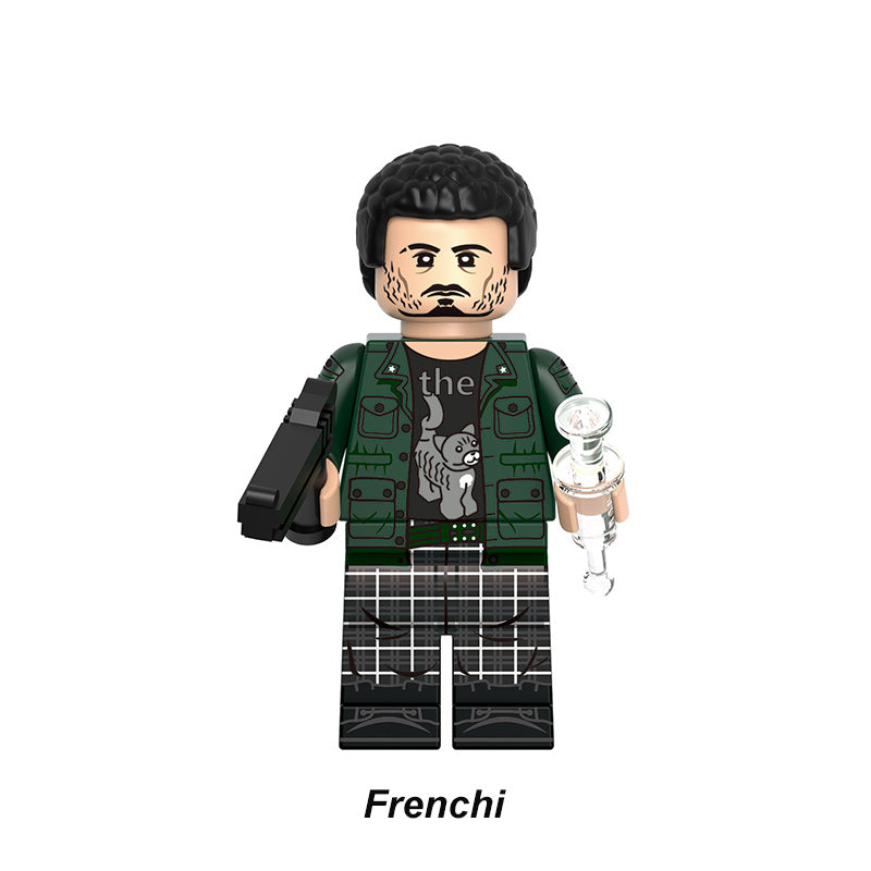 Frenchie Superheroes LEGO-compatible minifigure | custom brick minifigures