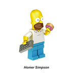 The Simpsons Homer Simpson, Lego-compatible Building Block Minifigures, 8 Pcs Collection