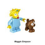 The Simpsons Maggie Simpson, Lego-compatible Building Block Minifigures, 8 Pcs Collection