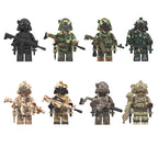 World War Ii Special Air Service Ksk Special Forces, Lego-compatible Building Block Minifigures, 8 Pcs Collection