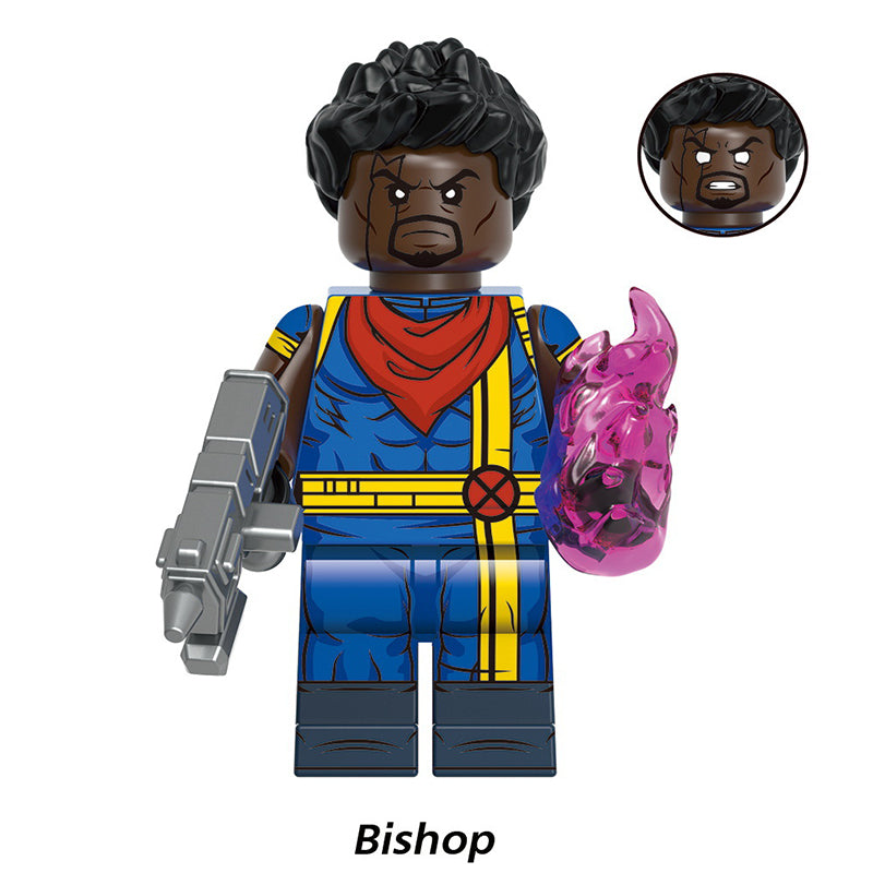 Bishop Mutant Time Traveler X-Men Classic LEGO-compatible minifigure | custom brick minifigures