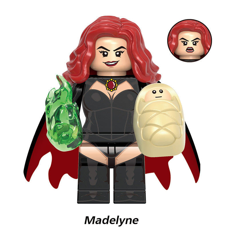 Madelyne Pryor Goblin Queen X-Men Classic LEGO-compatible minifigure | custom brick minifigures
