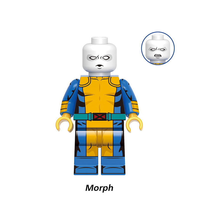 X Men And Morph, Lego-compatible Building Block Minifigures, 8 Pcs Collection