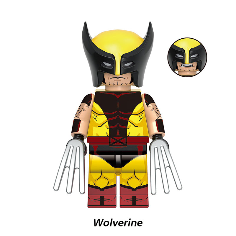 X Men Wolverine, Lego-compatible Building Block Minifigures, 8 Pcs Collection